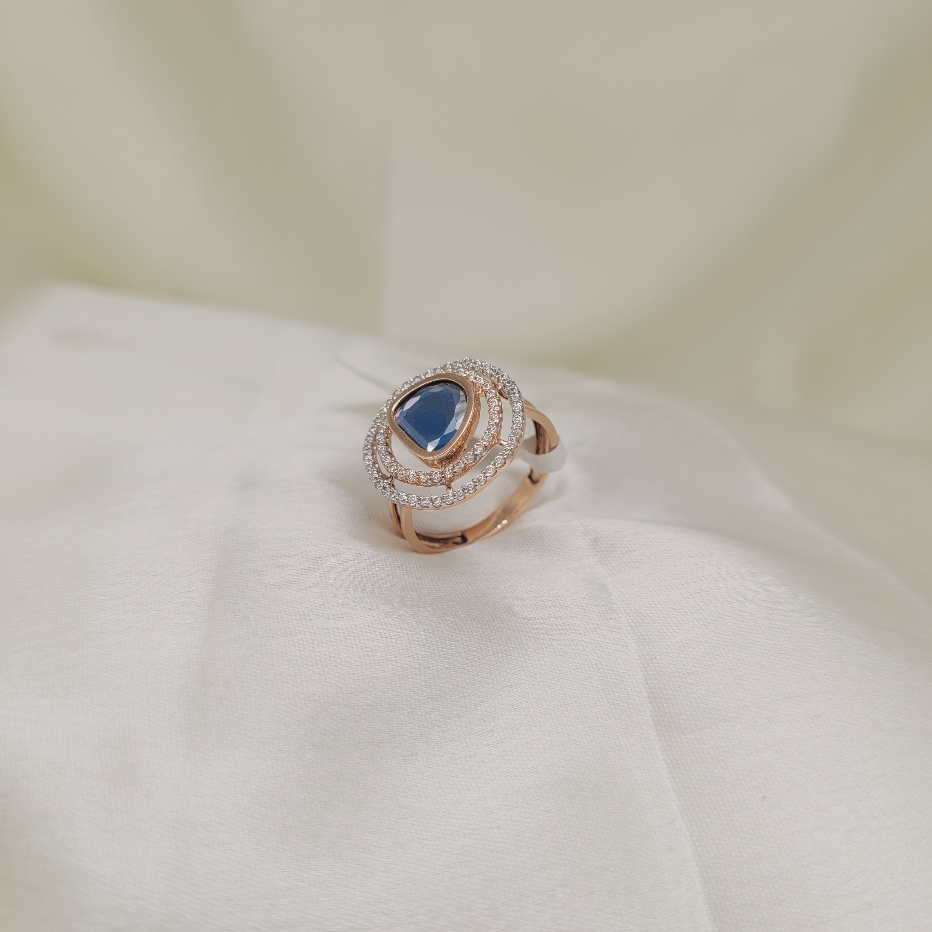 Indigo Gold Ring