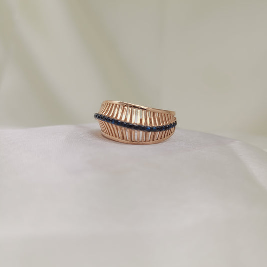 Cobalt Gold RIng