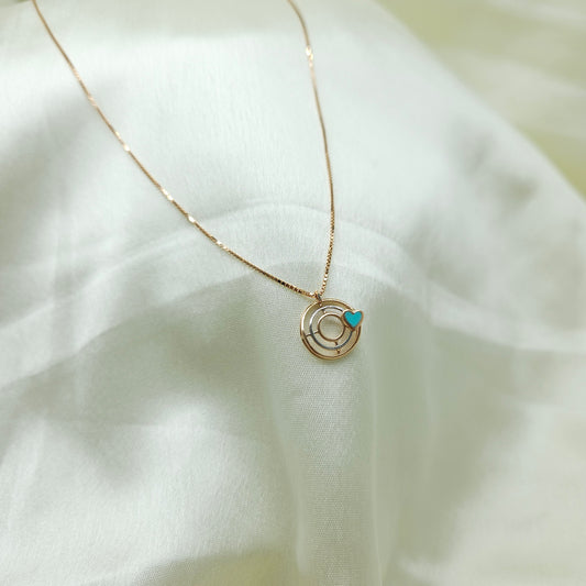 Oceanic Heart Necklace