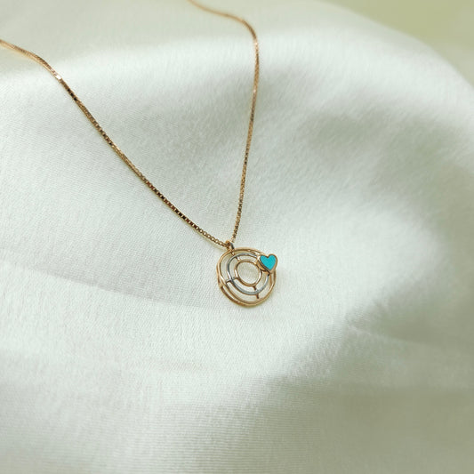 Oceanic Heart Necklace